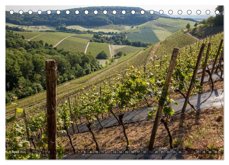 Produktbild: Weinlagen in Franken (Tischkalender 2026 DIN A5 quer), CALVENDO Monatskalender