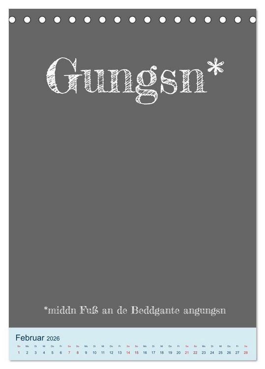 Produktbild: Ningeln&auml;sorum! Mundart und Dialekt Kalender Sachsen (Tischkalender 2026 DIN A5 hoch), CALVENDO Monatskalender