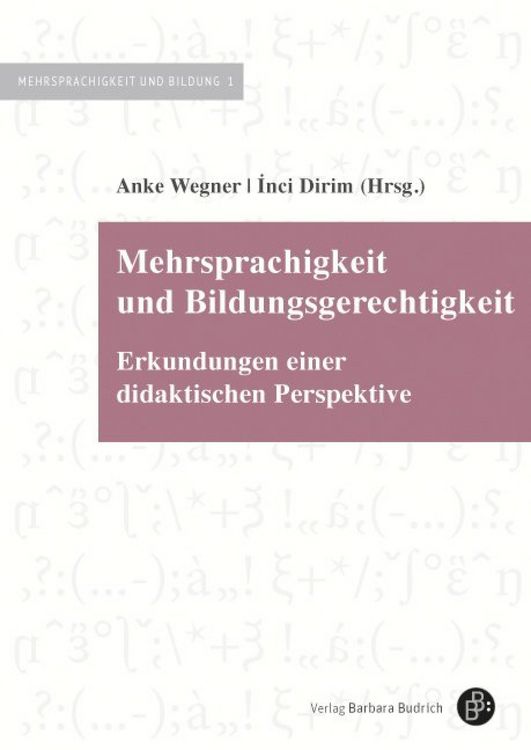 Produktbild: Mehrsprachigkeit und Bildungsgerechtigkeit
