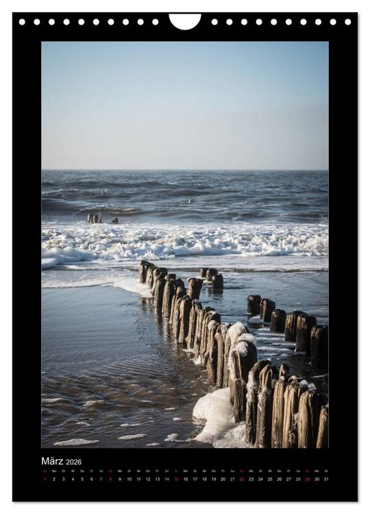 Produktbild: Geheimnisvolles Sylt 2026 (Wandkalender 2026 DIN A4 hoch), CALVENDO Monatskalender
