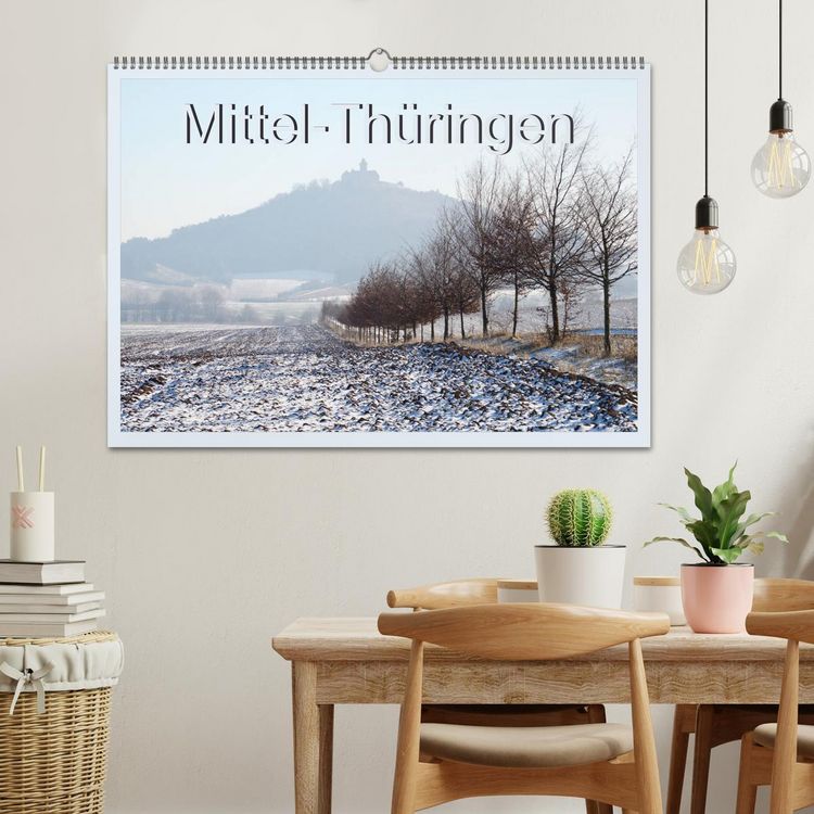 Produktbild: Mittel-Th&uuml;ringen (Wandkalender 2026 DIN A2 quer), CALVENDO Monatskalender