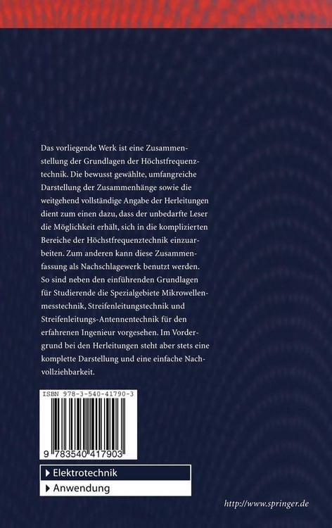Produktbild: H&ouml;chstfrequenztechnik