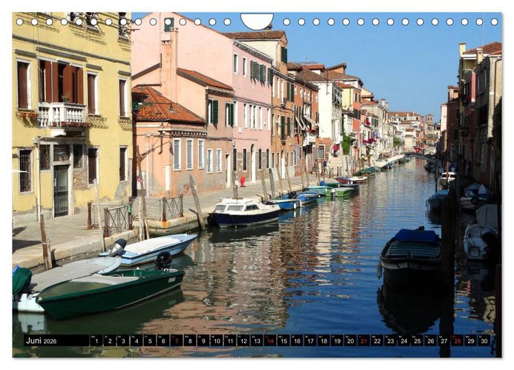 Produktbild: Auf den Kan&auml;len von Venedig (Wandkalender 2026 DIN A4 quer), CALVENDO Monatskalender