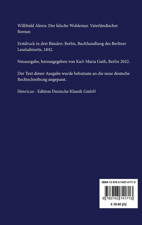 Produktbild: Der falsche Woldemar