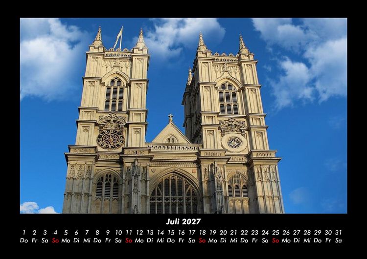 Produktbild: London 2027 Fotokalender DIN A3