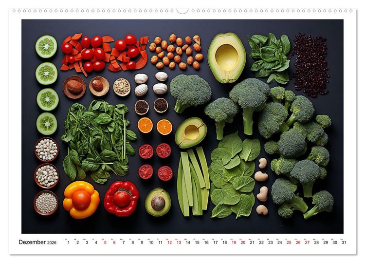 Produktbild: Ordentlich Ketogen (Wandkalender 2026 DIN A2 quer), CALVENDO Monatskalender