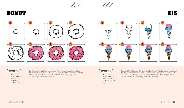 Produktbild: Zeichnen in 5 Minuten &ndash; 100 Motive von Architektur bis Zauberei
