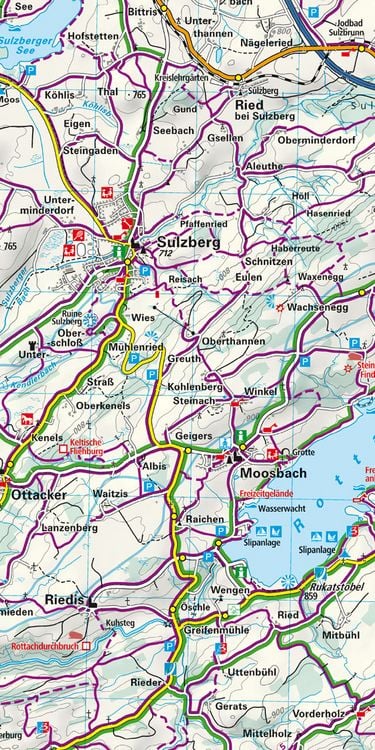 Produktbild: K&uuml;mmerly+Frey Outdoorkarte Deutschland 46 Kempten (Allg&auml;u) u