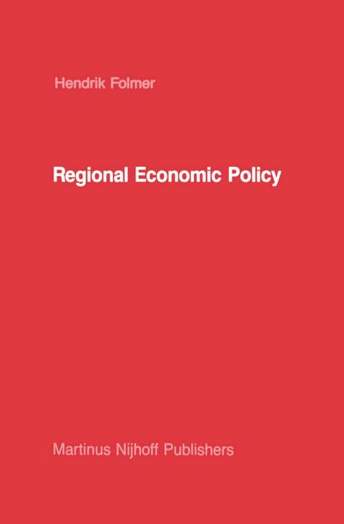 Produktbild: Regional Economic Policy