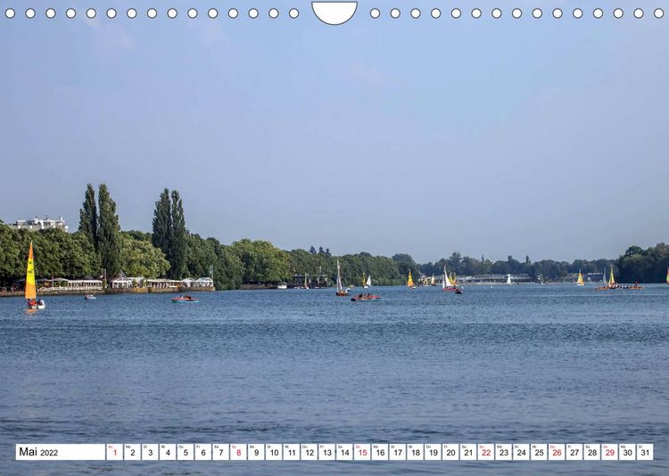 Produktbild: Rund um den Maschsee (Wandkalender 2022 DIN A4 quer)