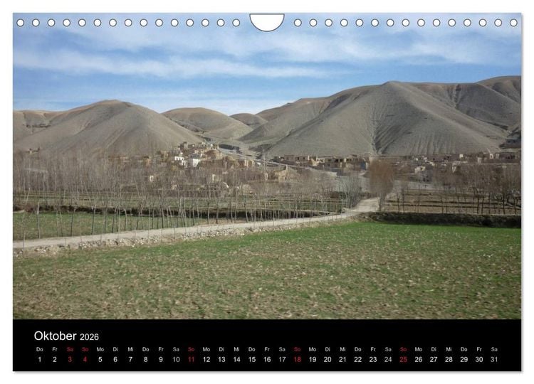 Produktbild: Afghanistan (Wandkalender 2026 DIN A4 quer), CALVENDO Monatskalender