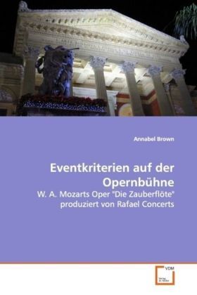Produktbild: Brown, A: Eventkriterien auf der Opernb&uuml;hne