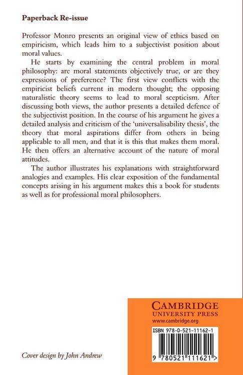 Produktbild: Empiricism and Ethics