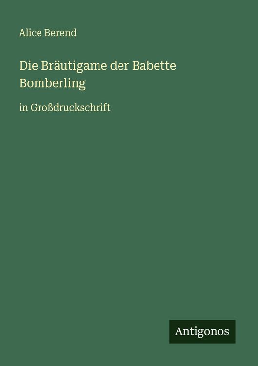 Produktbild: Die Br&auml;utigame der Babette Bomberling