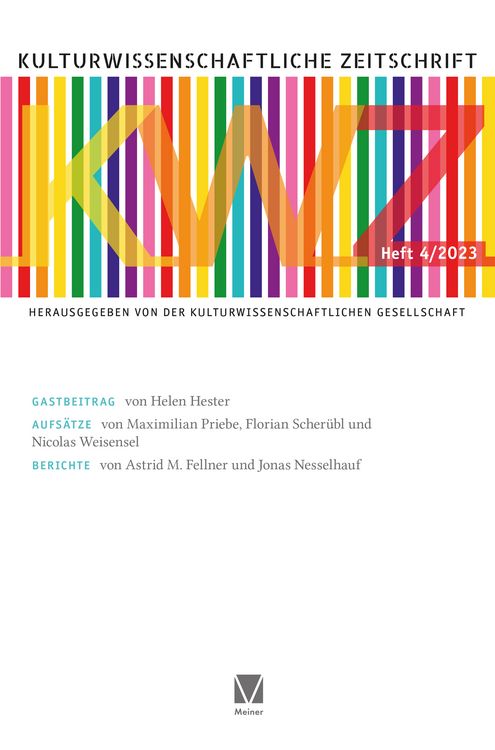 Produktbild: Kulturwissenschaftliche Zeitschrift 2023/4