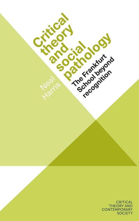 Produktbild: Critical theory and social pathology