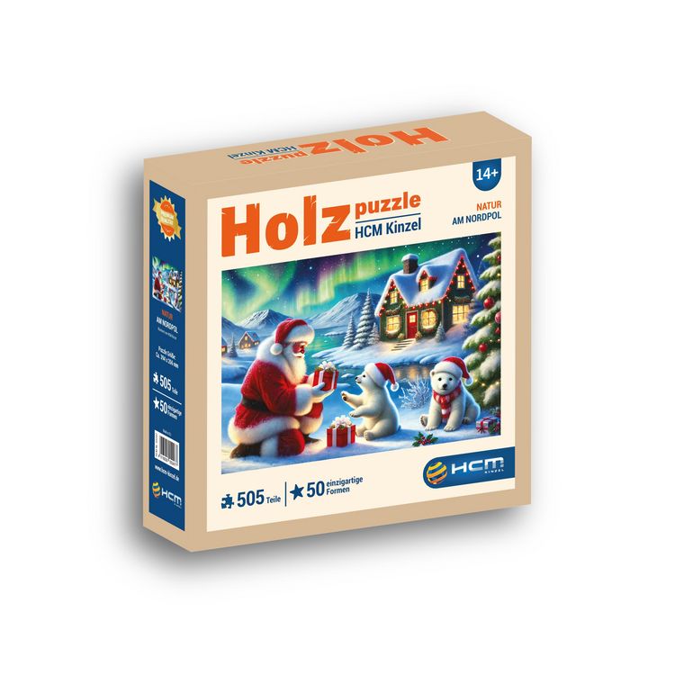 Produktbild: Holzpuzzle - Winterzauber 505 Teile