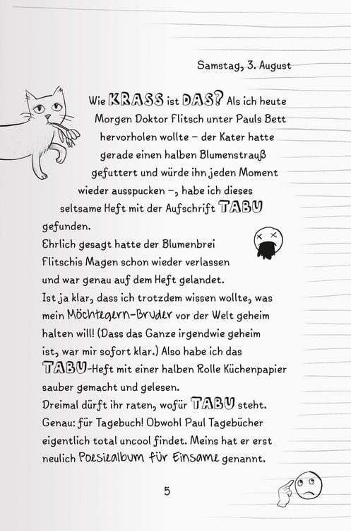Produktbild: Das ungeheimste Tagebuch der Welt!, Band 1: Wie mein bescheuerter Bruder Klassen