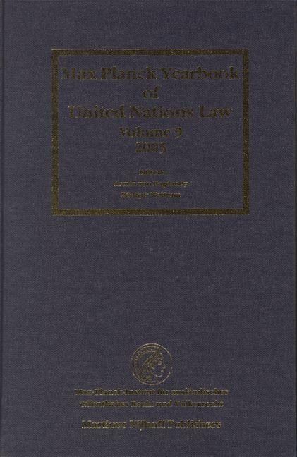 Produktbild: Max Planck Yearbook of United Nations Law, Volume 9 (2005)