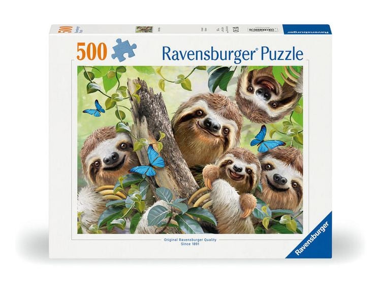Produktbild: Erwachsenenpuzzle 500 Teile - Faultier Selfie