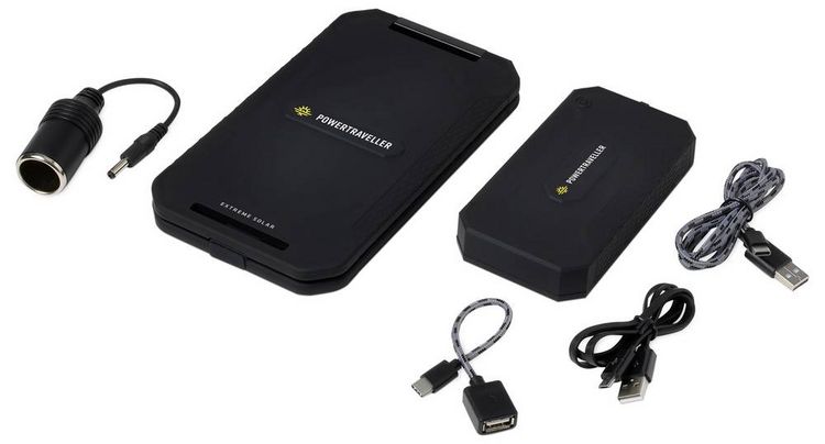 Produktbild: Power Traveller EXTREME PTL-EXT001 Solar-Powerbank Ladestrom Solarzelle 1000mA 5W