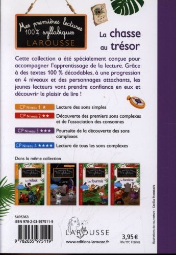 Produktbild: La chasse au tr&eacute;sor : CP niveau 3