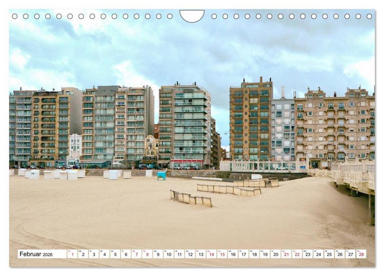 Produktbild: Blankenberge - belgischer K&uuml;stenort (Wandkalender 2026 DIN A4 quer), CALVENDO Monatskalender