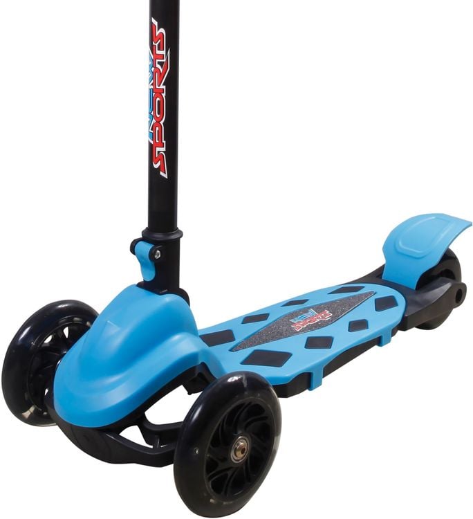 Produktbild: New Sports 3-Wheel Scooter Blau, 120 mm, ABEC 7