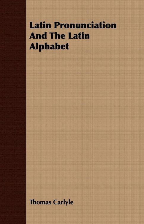 Produktbild: Latin Pronunciation And The Latin Alphabet