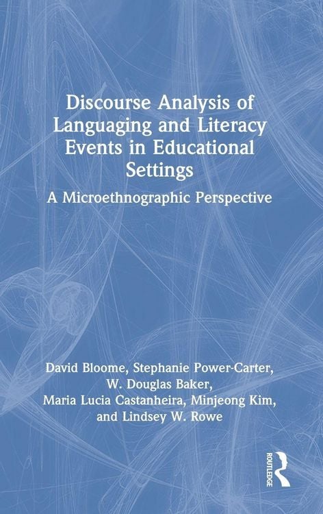 Produktbild: Discourse Analysis of Languaging and Literacy Events in Educational Settings