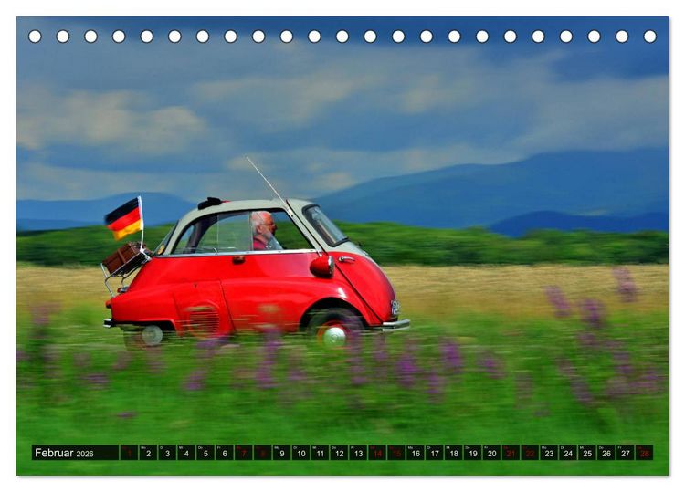 Produktbild: Historische Kleinwagen aus Deutschland (Tischkalender 2026 DIN A5 quer), CALVENDO Monatskalender