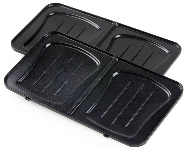Produktbild: DOMO SANDWICH-WAFFEL-GRILL 3-IN-1 INKY BLACK Sandwichmaker Schwarz
