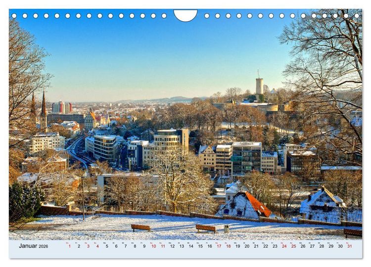 Produktbild: Bielefeld - Die freundliche Stadt am Teutoburger Wald (Wandkalender 2026 DIN A4 quer), CALVENDO Monatskalender