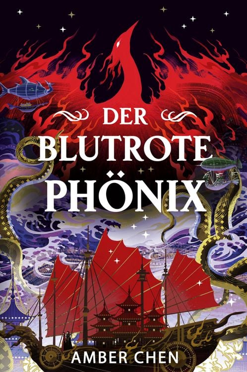 Produktbild: Der blutrote Ph&ouml;nix (Der Sturz des Drachen 2): [Silkpunk Fantasy mit h&ouml;fischen Intrigen &ndash; Mulan trifft auf Iron Widow