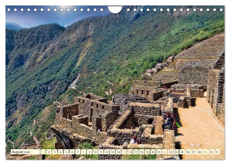 Produktbild: Machu Picchu - Stadt der Inka (Wandkalender 2026 DIN A4 quer), CALVENDO Monatskalender