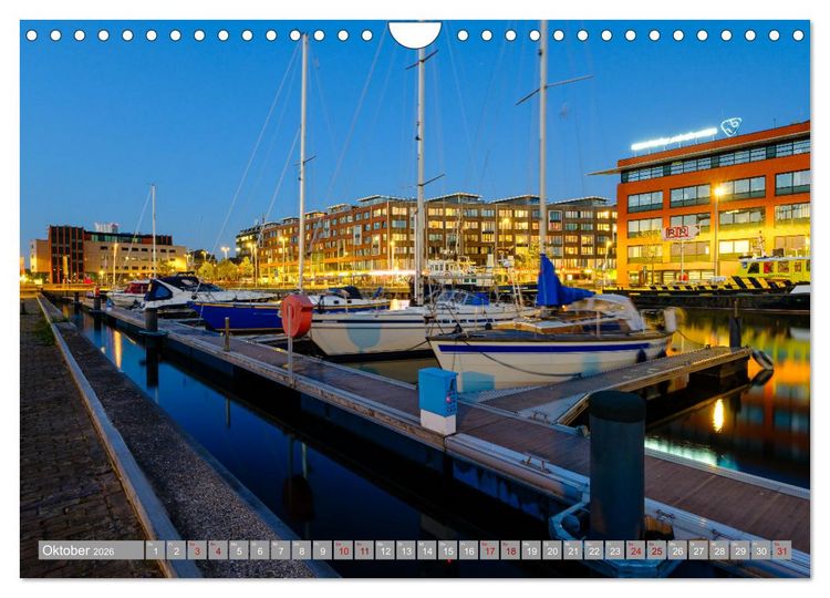 Produktbild: Ein Blick auf Terneuzen (Wandkalender 2026 DIN A4 quer), CALVENDO Monatskalender