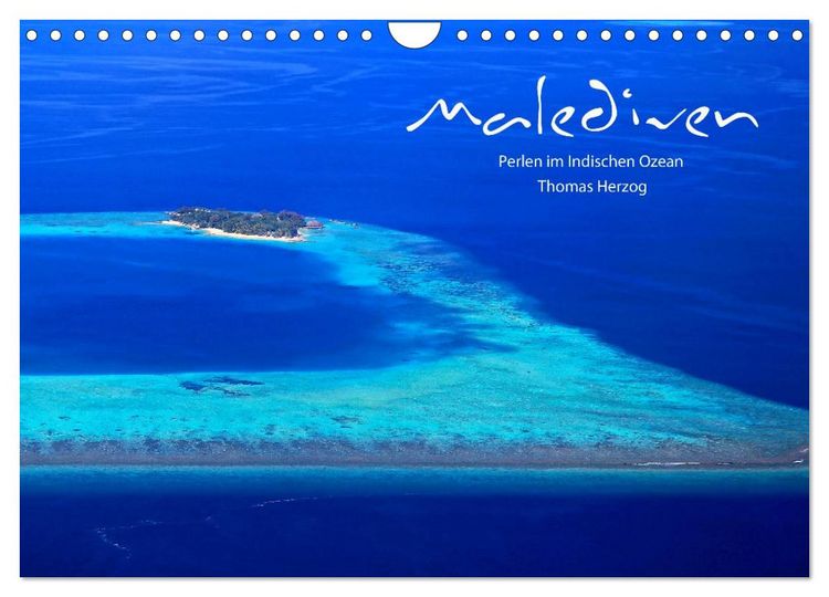 Produktbild: MALEDIVEN (Wandkalender 2026 DIN A4 quer), CALVENDO Monatskalender