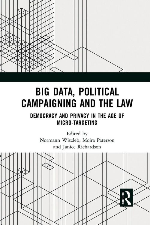 Produktbild: Big Data, Political Campaigning and the Law