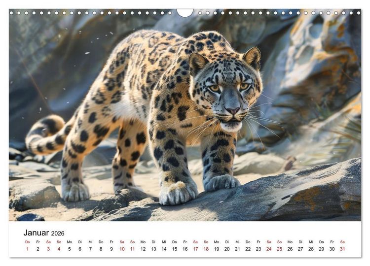 Produktbild: Magische Tierwelt Asiens (Wandkalender 2026 DIN A3 quer), CALVENDO Monatskalender