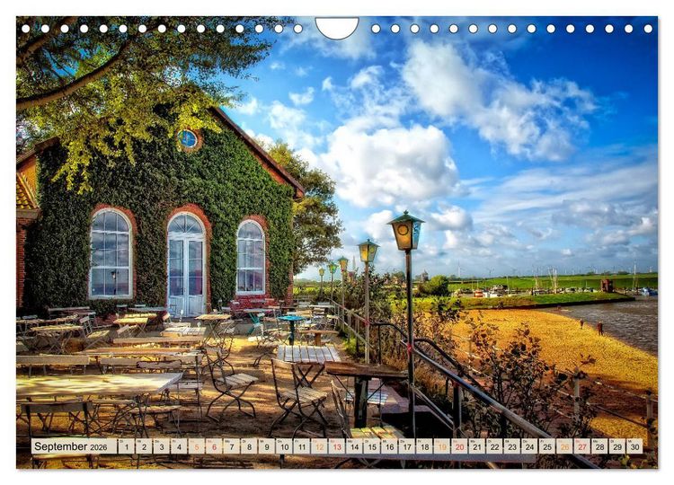 Produktbild: Friesland - Nordseebad Dangast (Wandkalender 2026 DIN A4 quer), CALVENDO Monatskalender