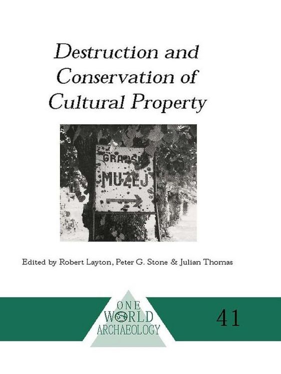 Produktbild: Destruction and Conservation of Cultural Property