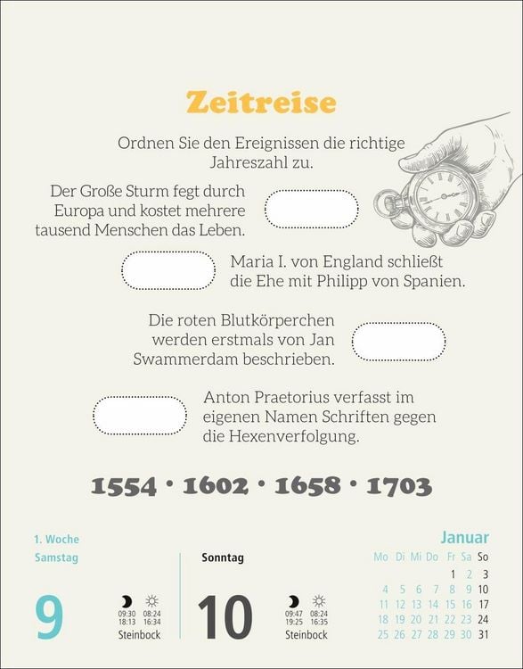 Produktbild: Stefan Heine Rentnerr&auml;tsel Tagesabrei&szlig;kalender 2027