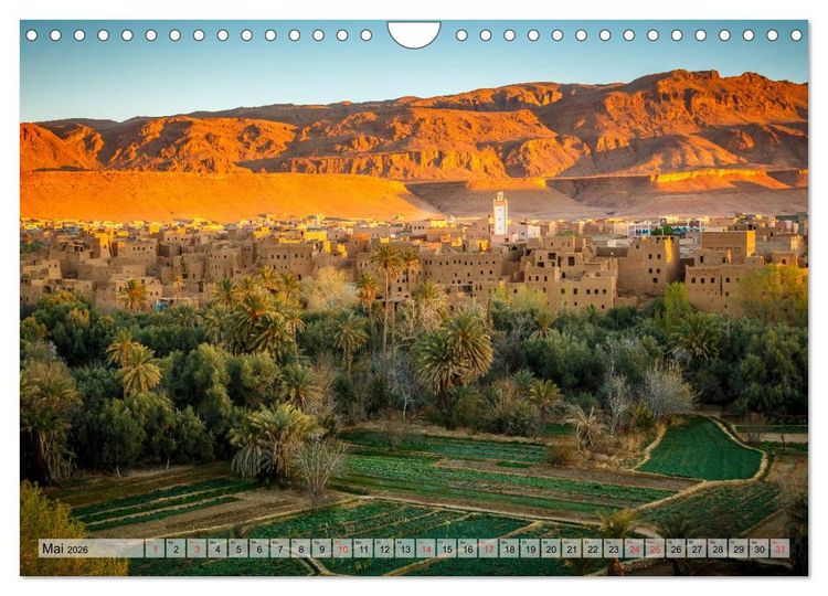 Produktbild: Marokko: Marrakesch, Atlas, Sahara, F&egrave;s (Wandkalender 2026 DIN A4 quer), CALVENDO Monatskalender