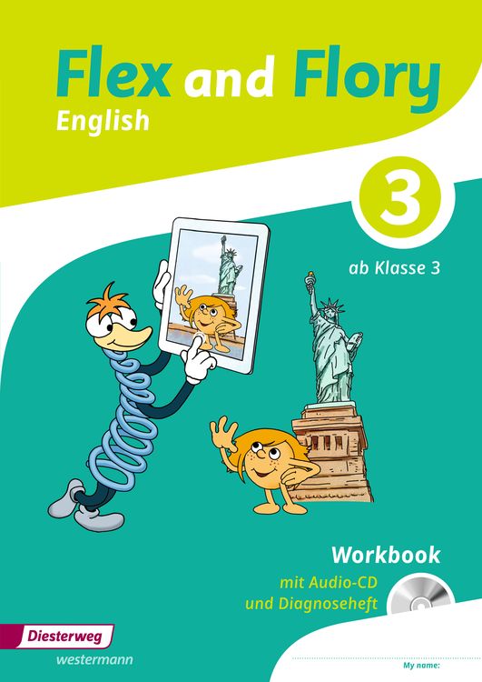Produktbild: Flex and Flory 3-4. Workbook 3 mit Schüler-Audio-CD und Diagnoseheft