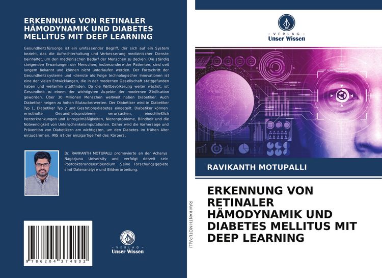 Produktbild: Erkennung von Retinaler H&auml;modynamik und Diabetes Mellitus mit Deep Learning