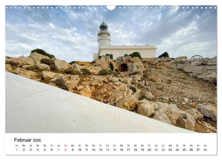 Produktbild: Wandern auf Menorca (Wandkalender 2026 DIN A3 quer), CALVENDO Monatskalender