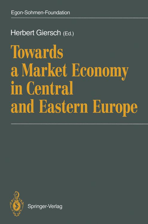 Produktbild: Towards a Market Economy in Central and Eastern Europe