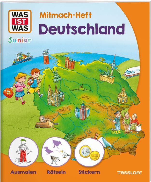 Produktbild: WAS IST WAS Junior Mitmach-Heft Deutschland