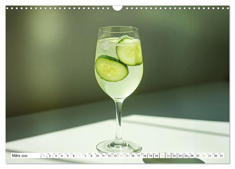 Produktbild: Dein Monat dein Cocktail (Wandkalender 2026 DIN A3 quer), CALVENDO Monatskalender