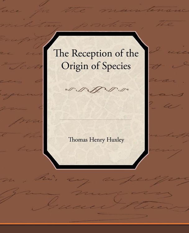 Produktbild: The Reception of the Origin of Species